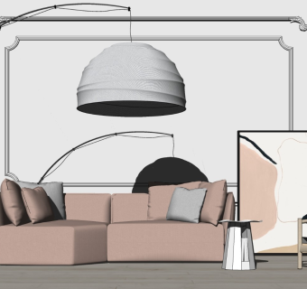 精品客厅设计家具模型 (18)